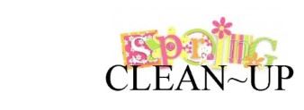 spring cleanup